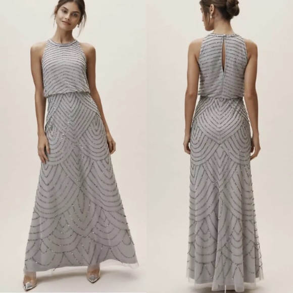 Nwt Bhldn Adrianna Papell Madigan Maxi 